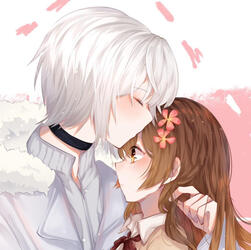 Accelerator x Misami (art by yokishiraishi)